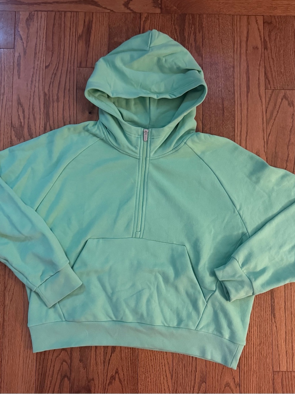 Athleta Mint Green Zip-Up Hoodie
